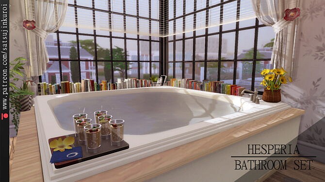 Sims 4 Hesperia Bathroom Set at Satsujin