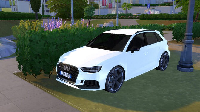 Sims 4 Audi RS3 at LorySims
