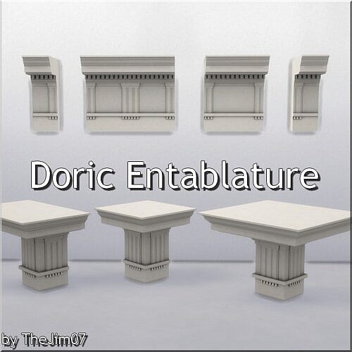 Doric Entablature By Thejim07