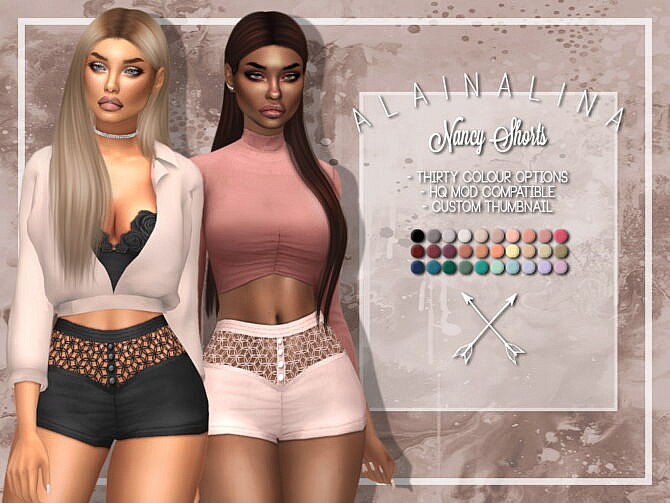 Sims 4 Nancy Shorts at AlainaLina