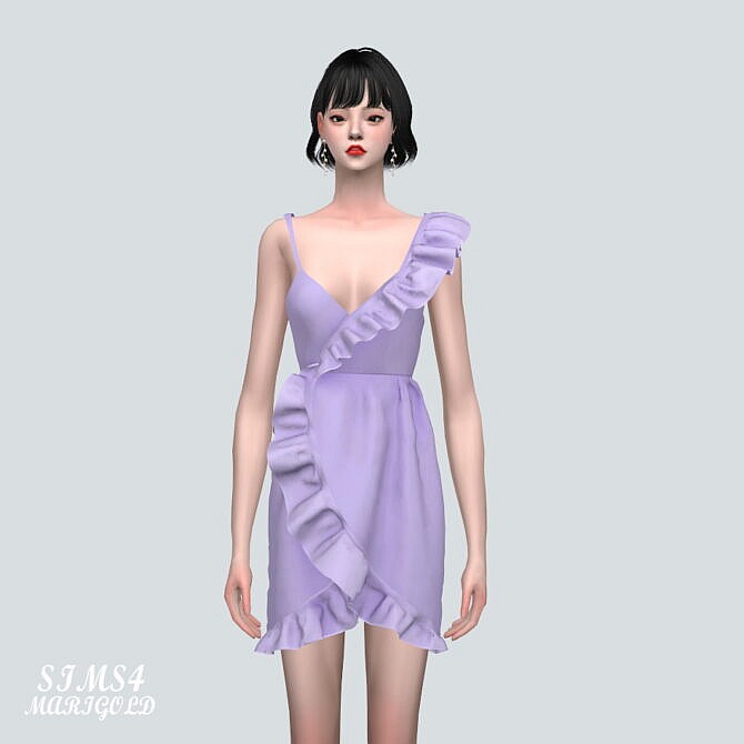 Sims 4 Tulip Mini Dress at Marigold