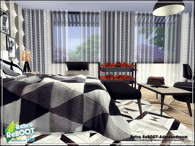 Sims 4 Adela bedroom by Danuta720 at TSR