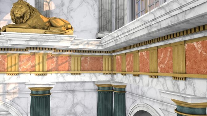 Sims 4 Doric Entablature by TheJim07 at Mod The Sims 4