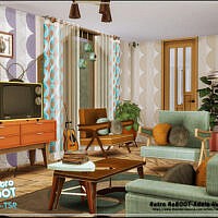 Retro Adela Livingroom By Danuta720