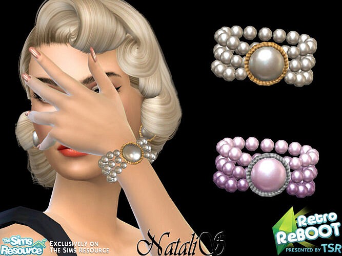Retro 60s Pearl Bracelet By Natalis