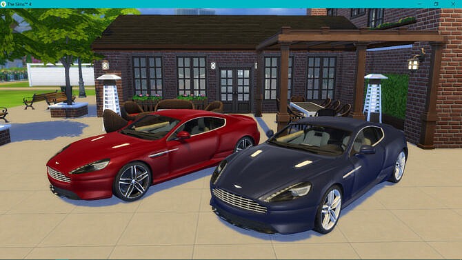Sims 4 Aston Martin DB9 at LorySims