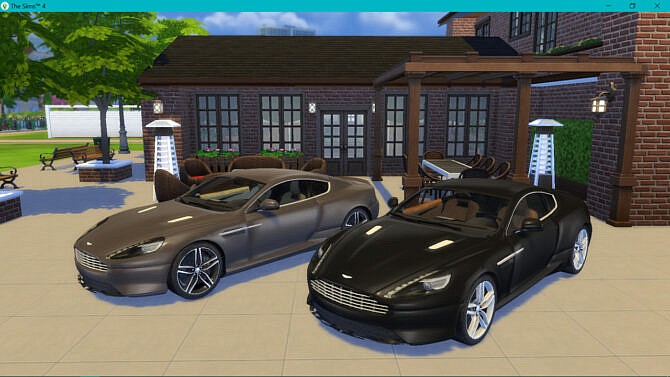 Sims 4 Aston Martin DB9 at LorySims