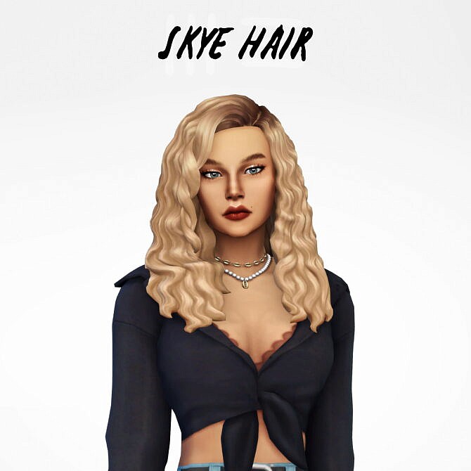 Sims 4 Skye hair at Arethabee