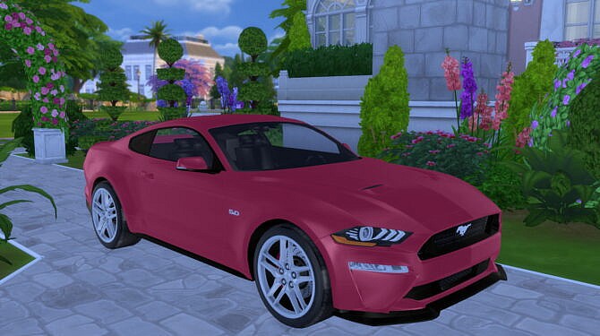 Sims 4 2019 Ford Mustang GT at Modern Crafter CC