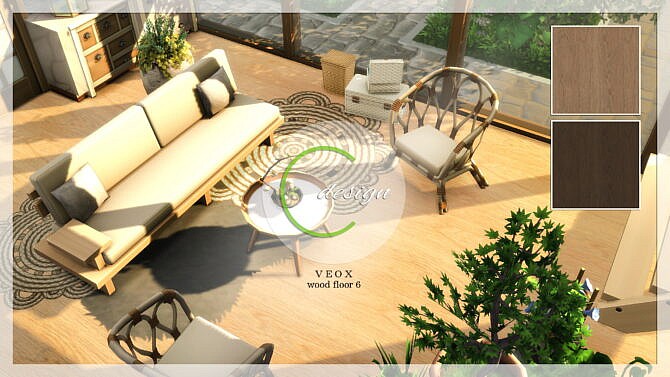 Sims 4 VEOX Wood Floor 6 at Cross Design
