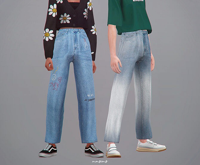 Sims 4 Dope Lovers Jeans at MMSIMS