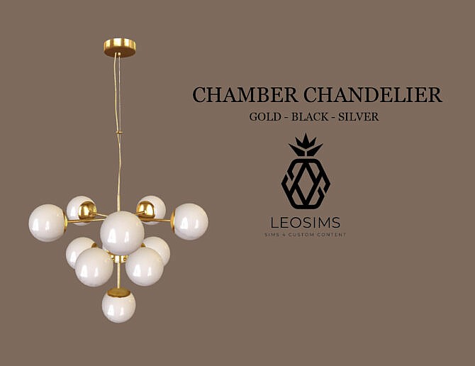 Sims 4 Chamber chandelier at Leo Sims