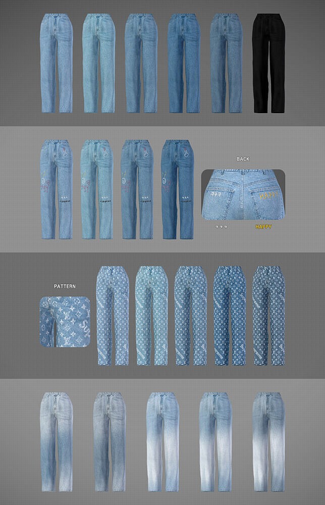 Dope Lovers Jeans at MMSIMS » Sims 4 Updates