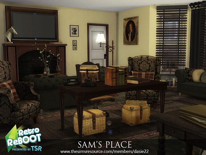 Retro Sam’s Place Livingroom By Dasie2