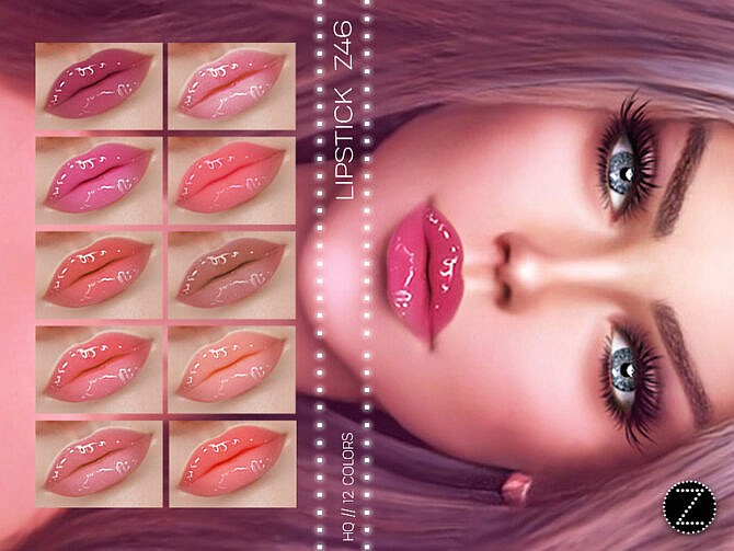 Sims 4 LIPSTICK Z46 by ZENX at TSR