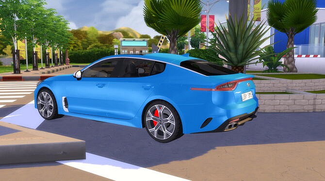 Sims 4 2018 Kia Stinger GT at LorySims