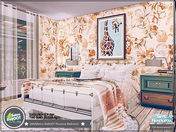 Retro Florence Bedroom By Moniamay72