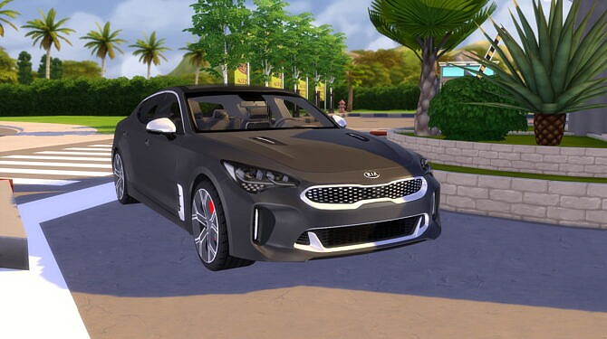 Sims 4 2018 Kia Stinger GT at LorySims