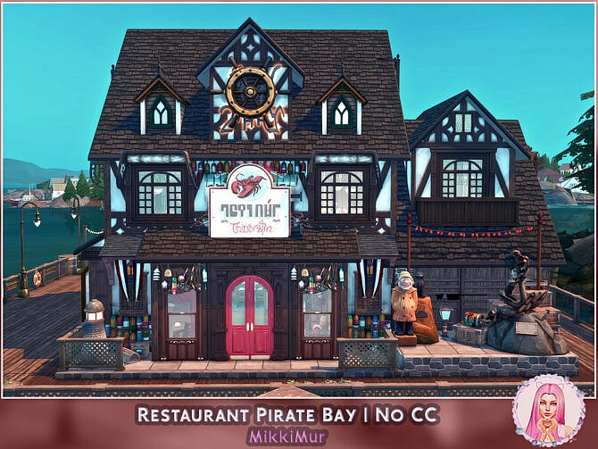Sims 4 Restaurant Pirate Bay at MikkiMur
