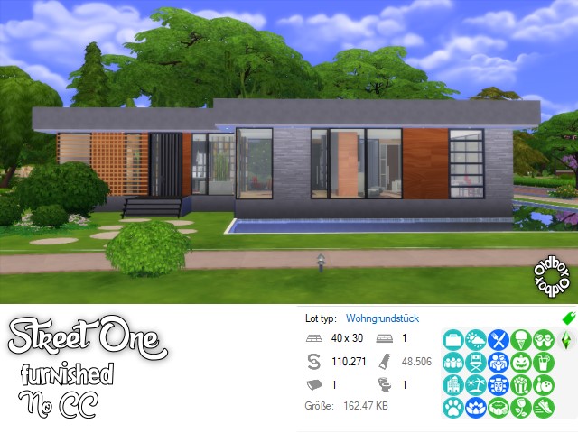Sims 4 Street One house by Oldbox at All 4 Sims