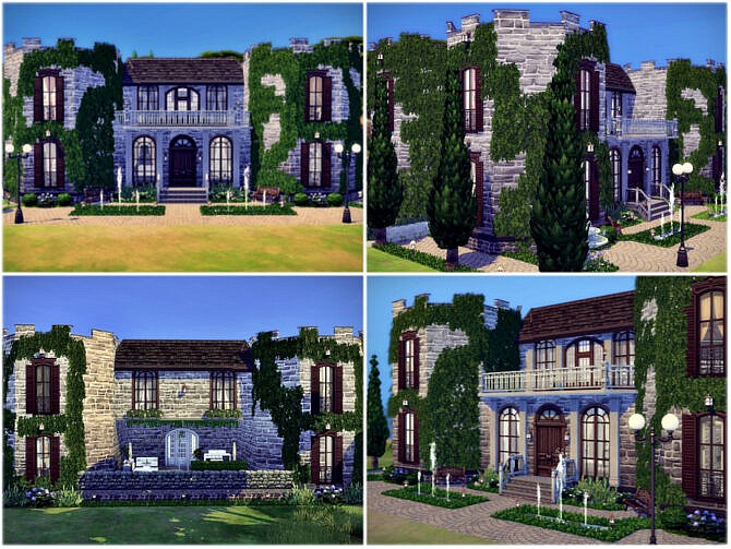 Sims 4 Modern Castle by nobody1392 at TSR