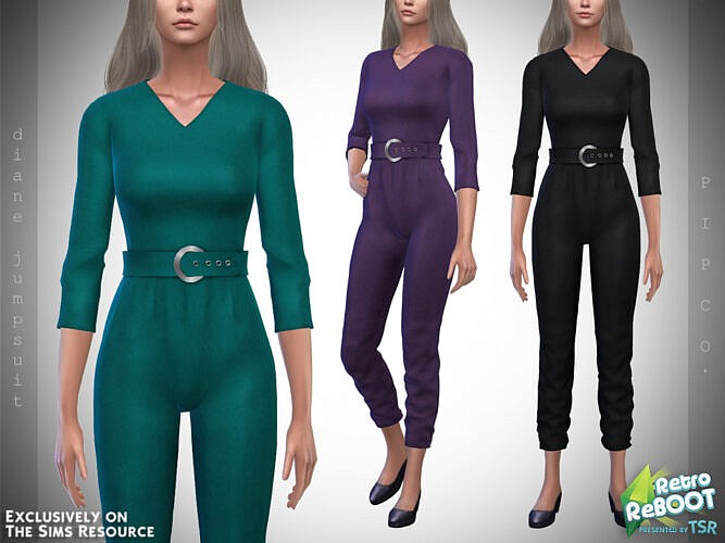 Retro Diane Jumpsuit By Pipco