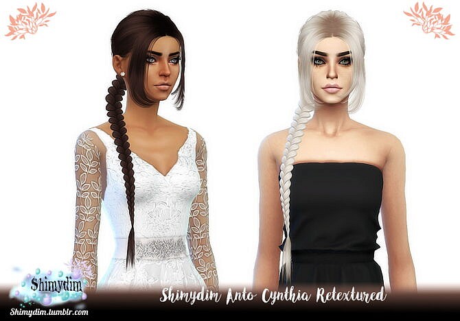 Sims 4 Anto Cynthia Hair Retexture at Shimydim Sims