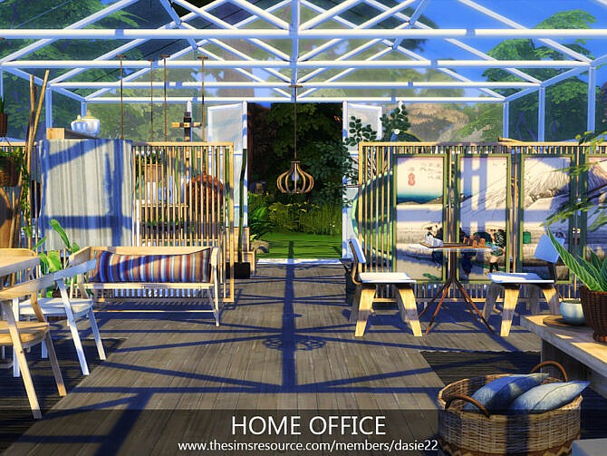 Sims 4 HOME OFFICE by dasie2 at TSR