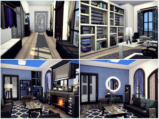 Sims 4 Modern Castle by nobody1392 at TSR