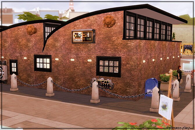 Sims 4 The Cannery restaurant at Strenee Sims