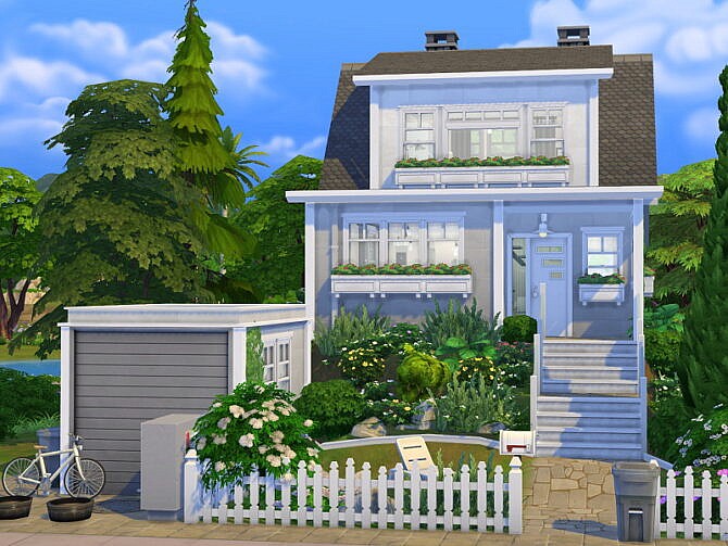 Sims 4 Suburban House by Flubs79 at TSR