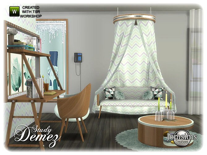 Sims 4 Demez study by jomsims at TSR