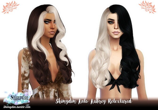 Sims 4 Anto Aubrey Hair Retexture at Shimydim Sims