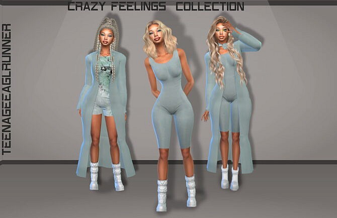 Sims 4 Crazy Feelings Set at Teenageeaglerunner