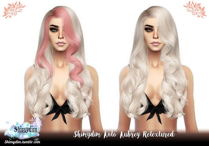 Sims 4 Anto Aubrey Hair Retexture at Shimydim Sims