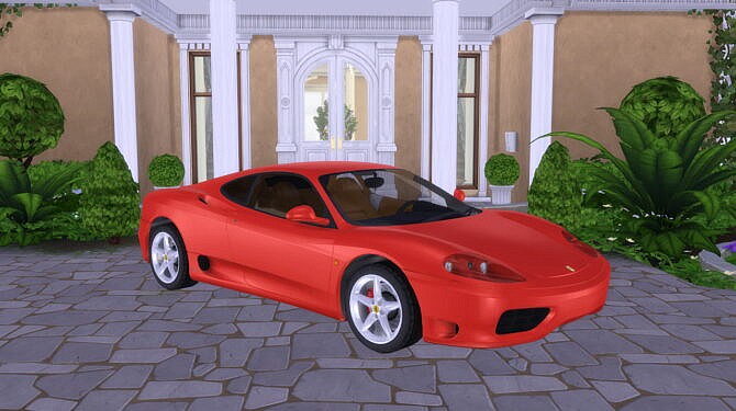 Sims 4 Ferrari 360 Modena at LorySims