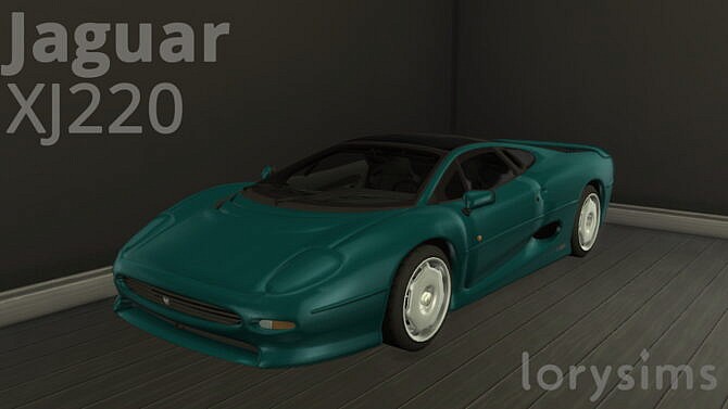 Sims 4 Jaguar XJ220 at LorySims