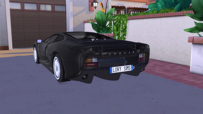Sims 4 Jaguar XJ220 at LorySims