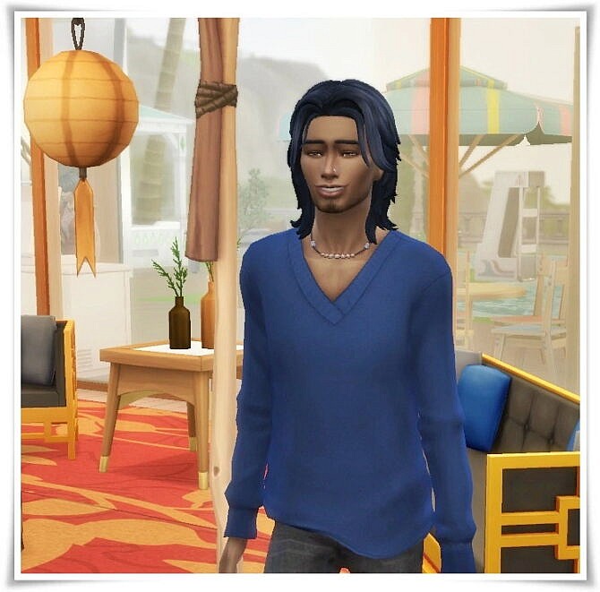 Sims 4 Rene Hair for males at Birksches Sims Blog