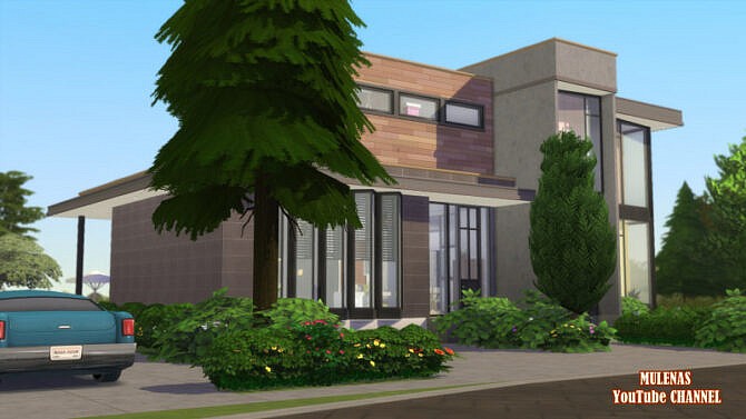 Sims 4 Modern home at Sims by Mulena