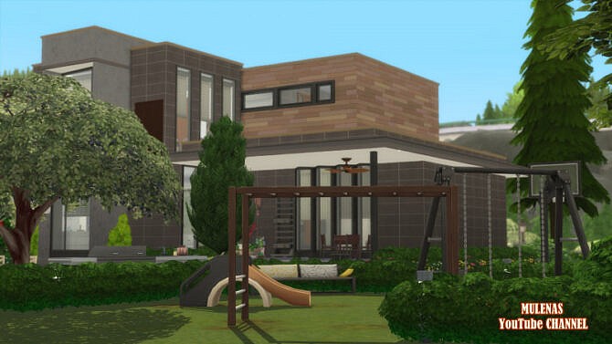 Sims 4 Modern home at Sims by Mulena