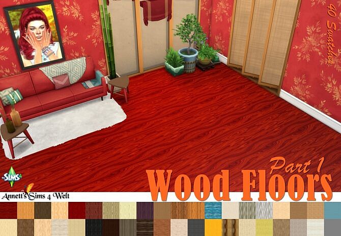 Sims 4 Wood Floors Part 1 at Annett’s Sims 4 Welt
