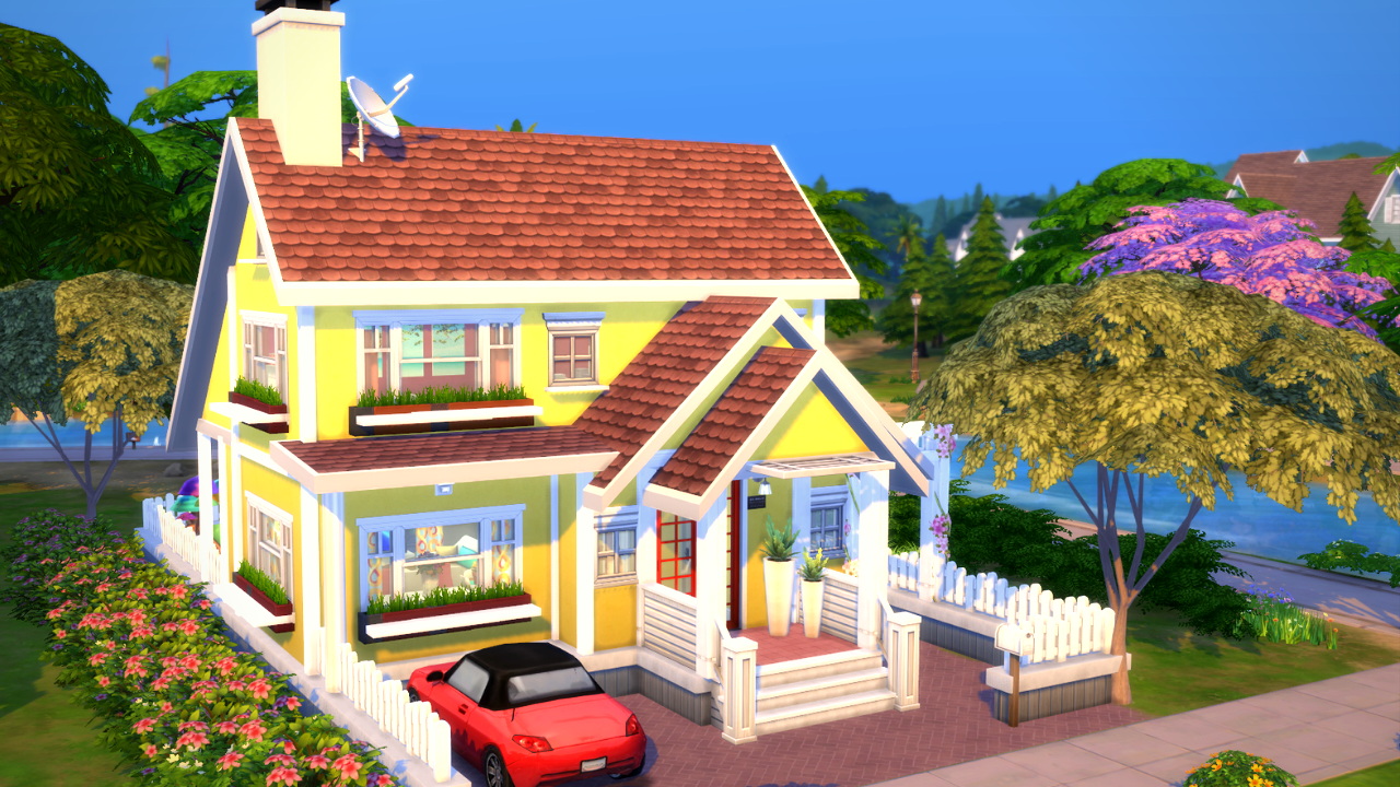 Colorful Small family house 20x15 by bradybrad7 at TSR » Sims 4 Updates