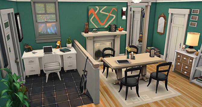 Sims 4 Open view house at Simsontherope