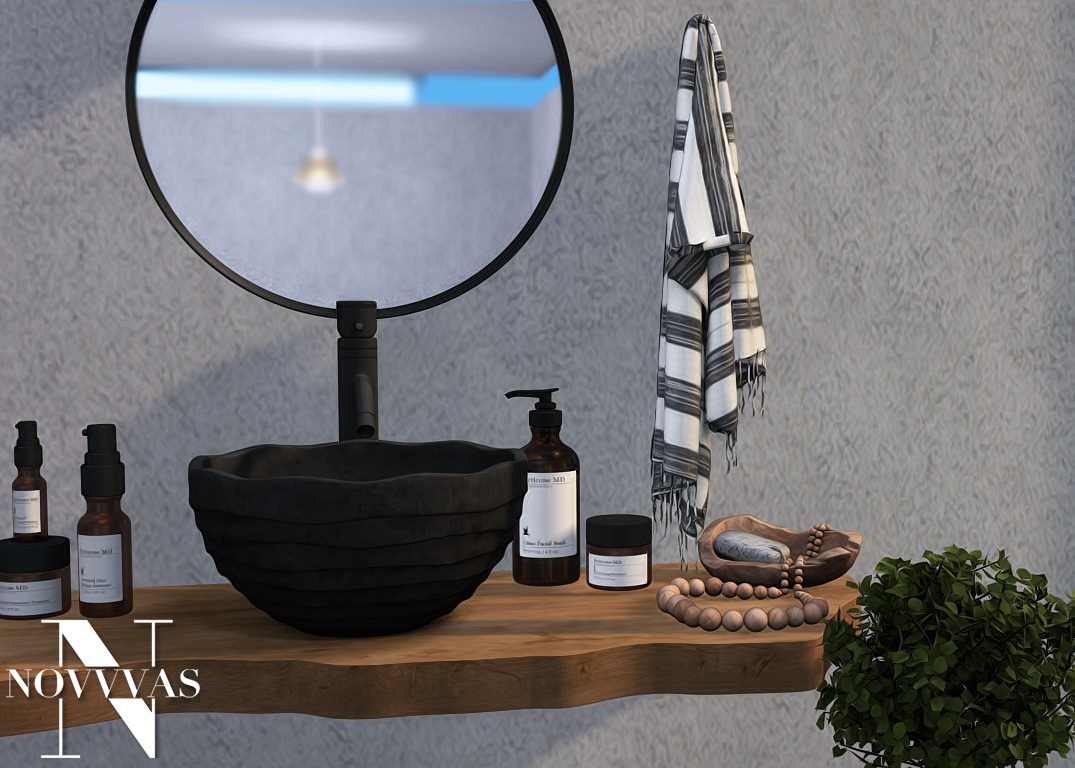 RUSTIC BATHROOM at Novvvas » Sims 4 Updates