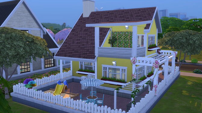 Sims 4 Colorful Small family house 20x15 by bradybrad7 at TSR