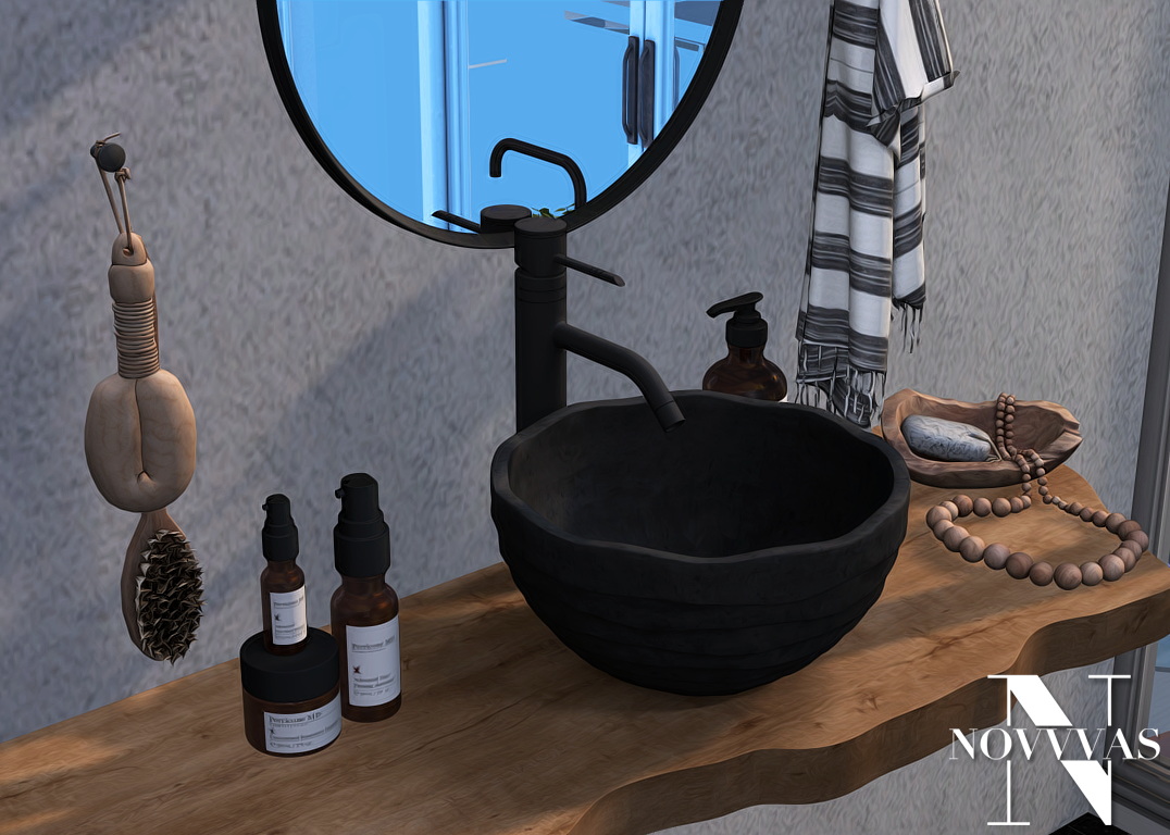 RUSTIC BATHROOM at Novvvas » Sims 4 Updates