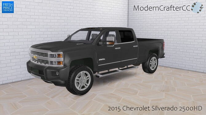 Sims 4 2015 Chevrolet Silverado 2500HD at Modern Crafter CC