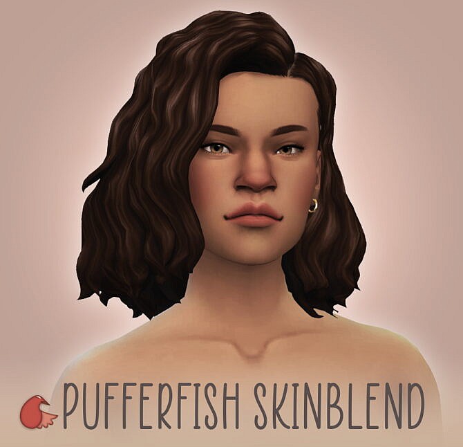 Sims 4 Pufferfish skinblend at Miss Ruby Bird