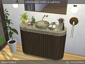 Washbasin With Cabinet By Mincsims